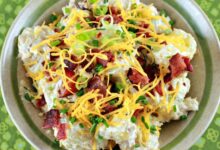 Baked potato salad i