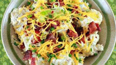 Baked potato salad i