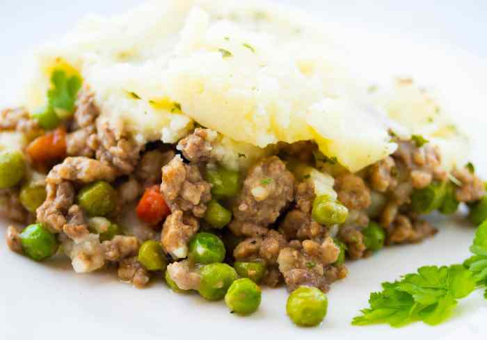 Corned beef and cabbage shepherds pie
