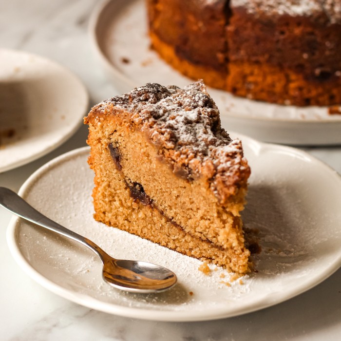 Upside down coffee cake