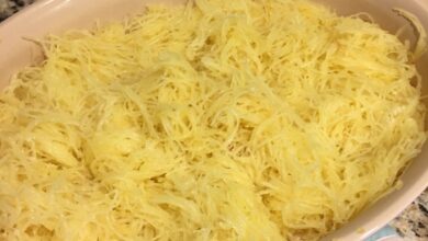 Slow cooker spaghetti squash chicken soup