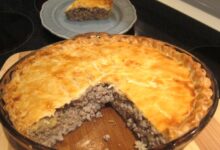 Tourtiere french canadian meat pie