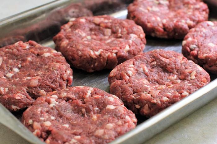 Air fryer venison burgers