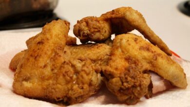 Oven fried chicken wings