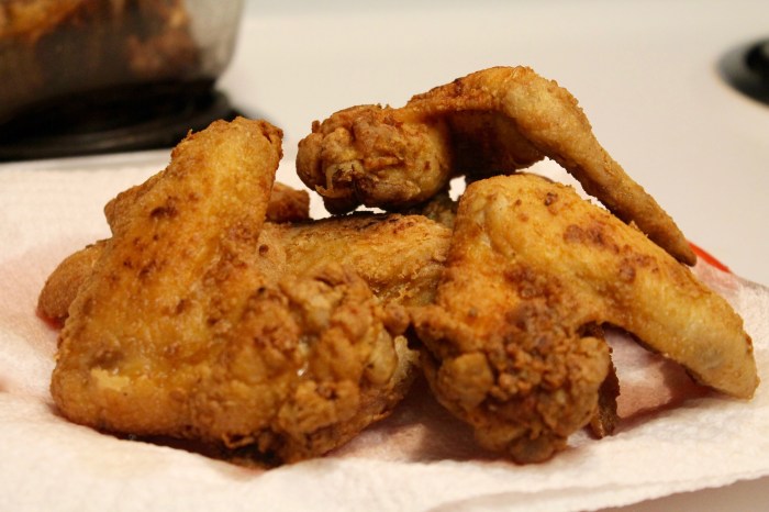 Oven fried chicken wings