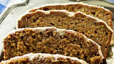 Pumpkin zucchini bread cake