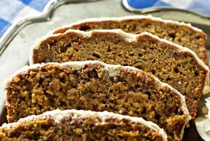 Pumpkin zucchini bread cake