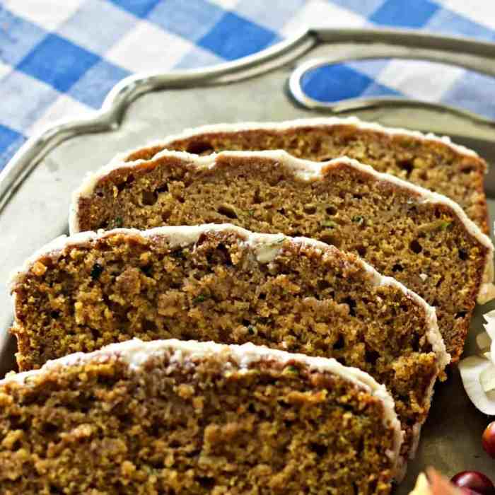 Pumpkin zucchini bread cake