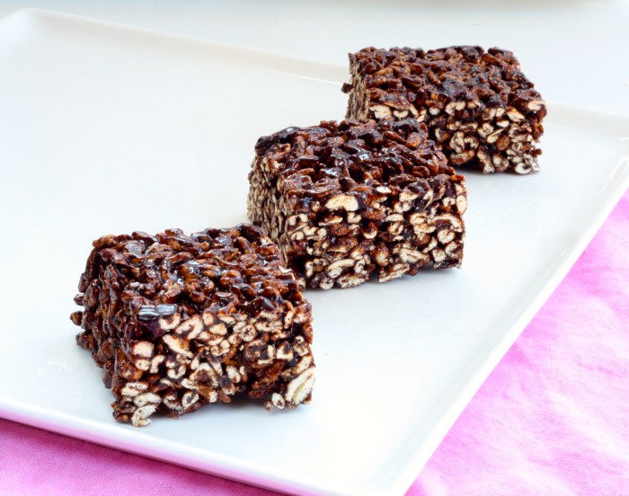 Easy puffed wheat cake