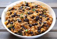 Mexican black beans and rice