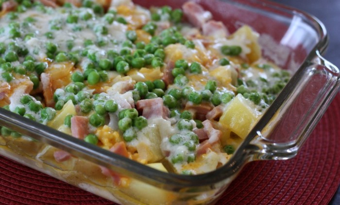 Holiday ham and potato casserole