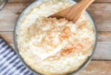 Instant pot rice pudding