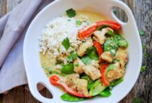 Instant pot thai style green curry chicken