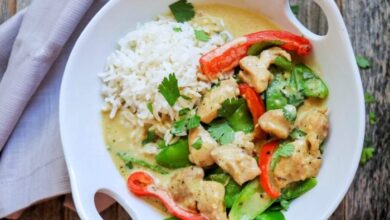 Instant pot thai style green curry chicken