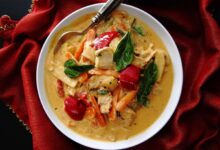 Instant pot red thai curry chicken