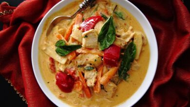 Instant pot red thai curry chicken