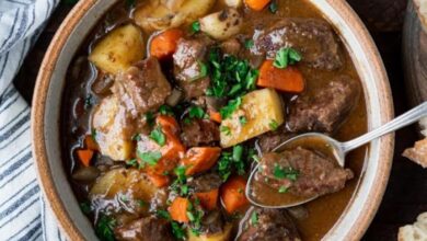 Simple slow cooker irish stew