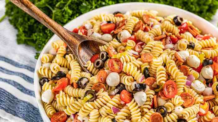 Quick italian pasta salad