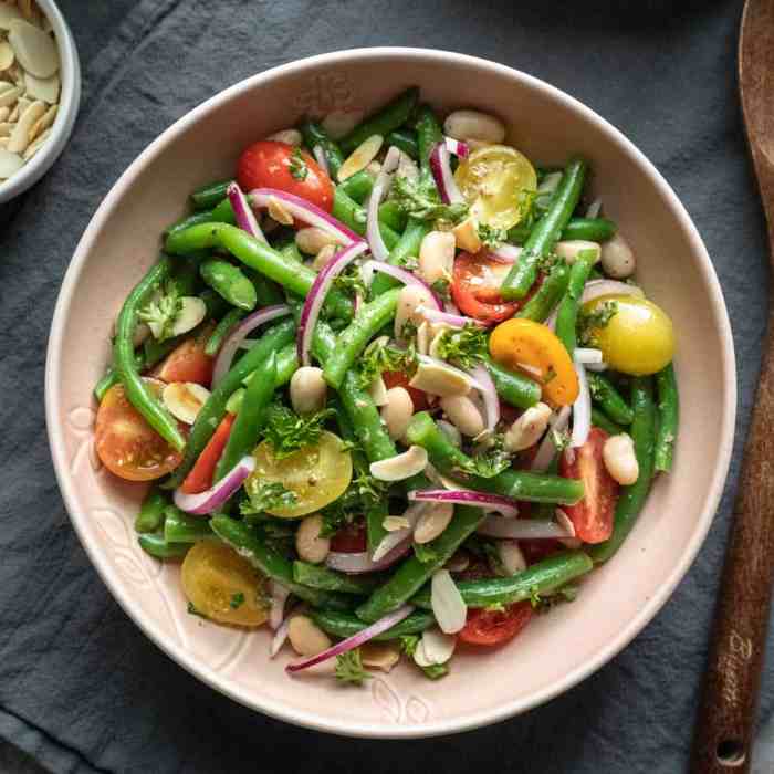 Easy cold green bean salad