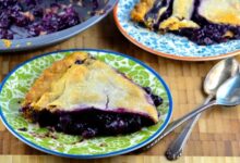 Mystery ingredient wild blueberry pie