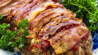 Jalapeno popper stuffed meatloaf