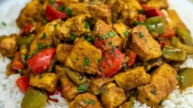 Jamaican style curry chicken