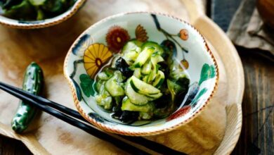 Dads creamy cucumber salad