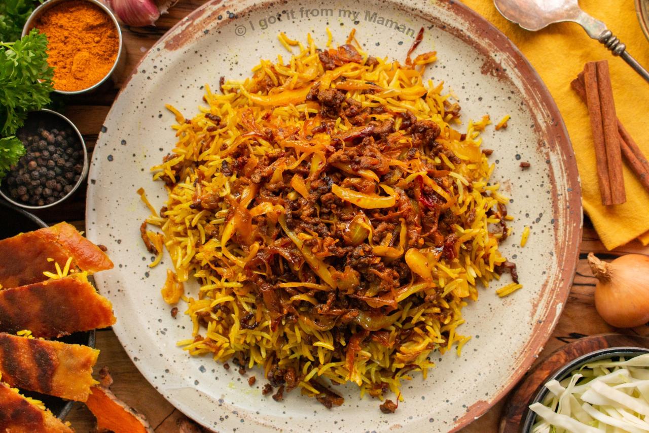 Kalam polo persian cabbage and rice