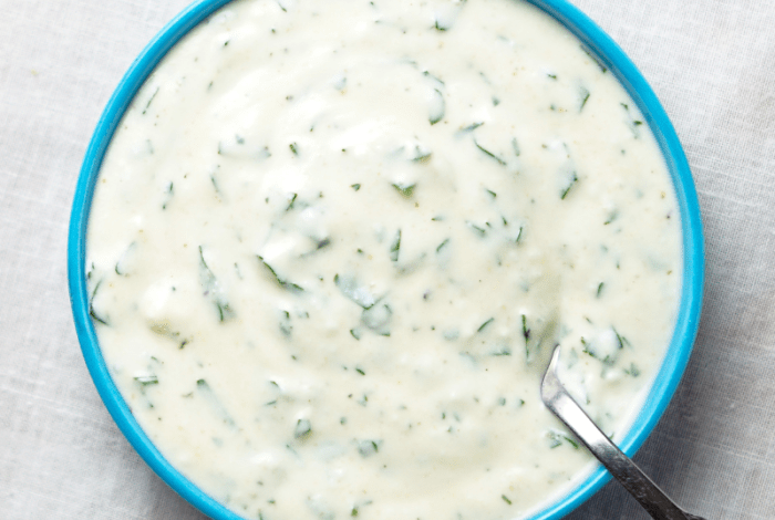 Greek yogurt ranch salad dressing