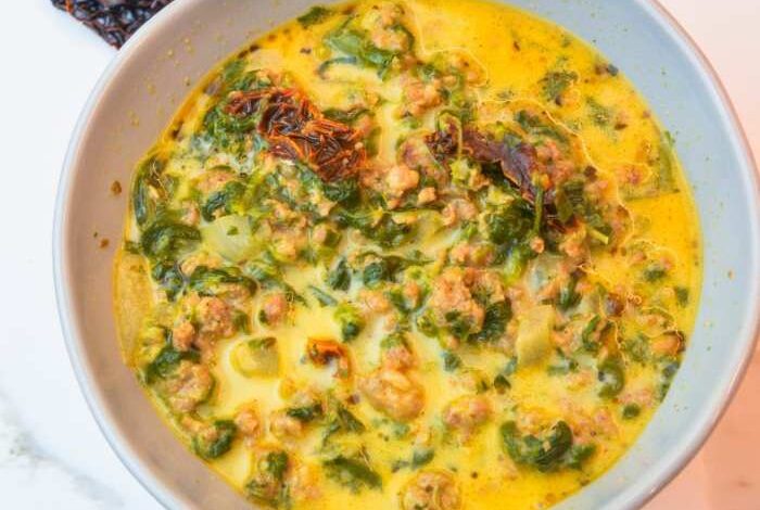 Low carb zuppa toscana