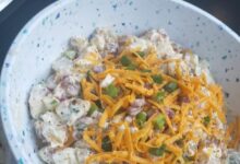 Loaded baked potato salad