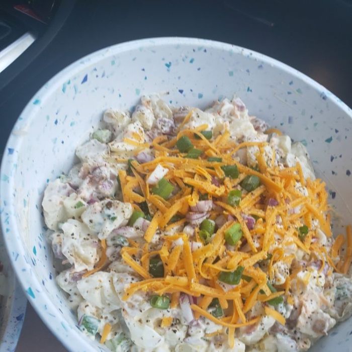 Loaded baked potato salad