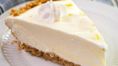 Dads favorite lemon icebox pie