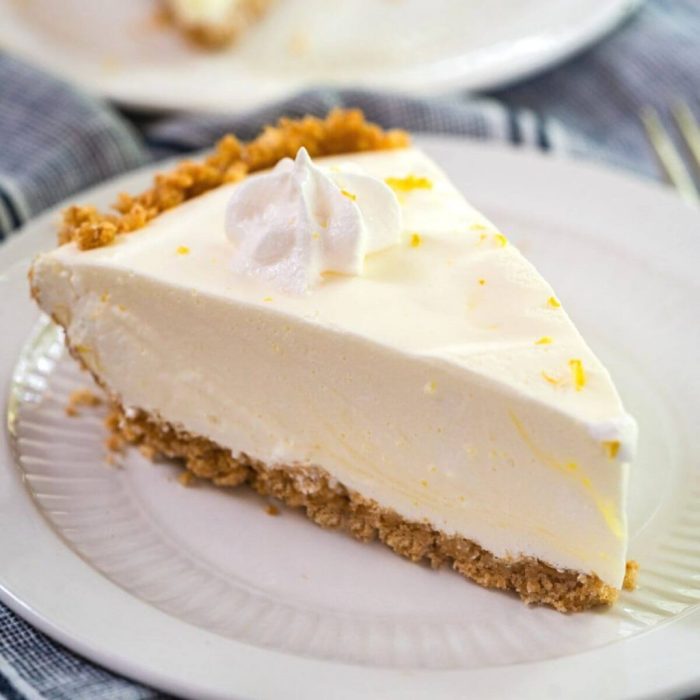 Dads favorite lemon icebox pie