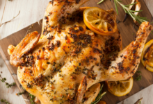 Roasted lemon herb chicken