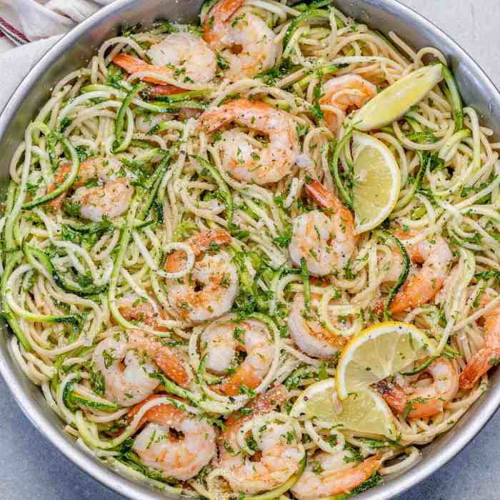 Last minute lemon spaghetti and shrimp