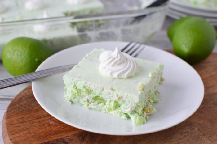 Lime gelatin salad i