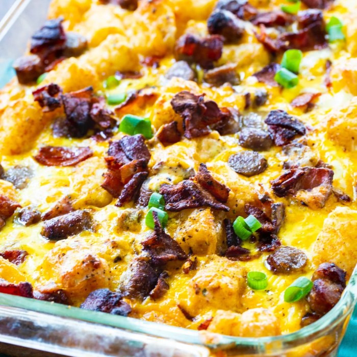 Tater tot breakfast casserole