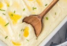 Creamy make ahead mashed potatoes