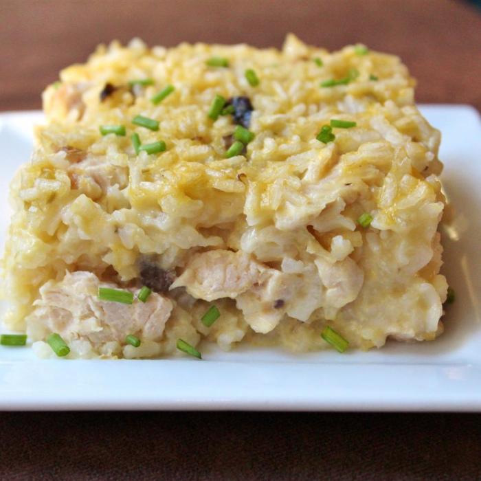 Mamaws chicken and rice casserole