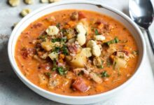 Chef johns manhattan clam chowder