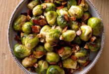 Brussels sprouts with bacon and balsamic