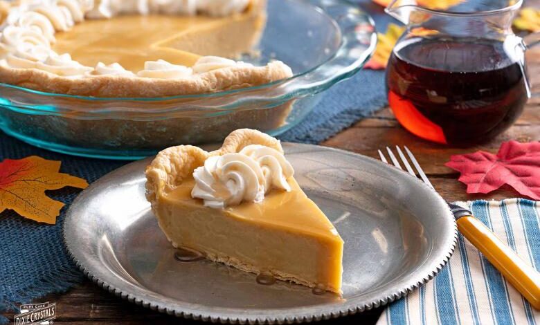 Quebecois maple cream pie