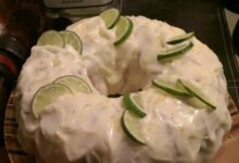 Margarita cake with key lime cream cheese frosting