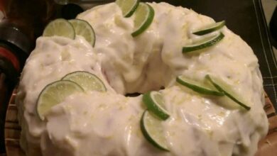 Margarita cake with key lime cream cheese frosting