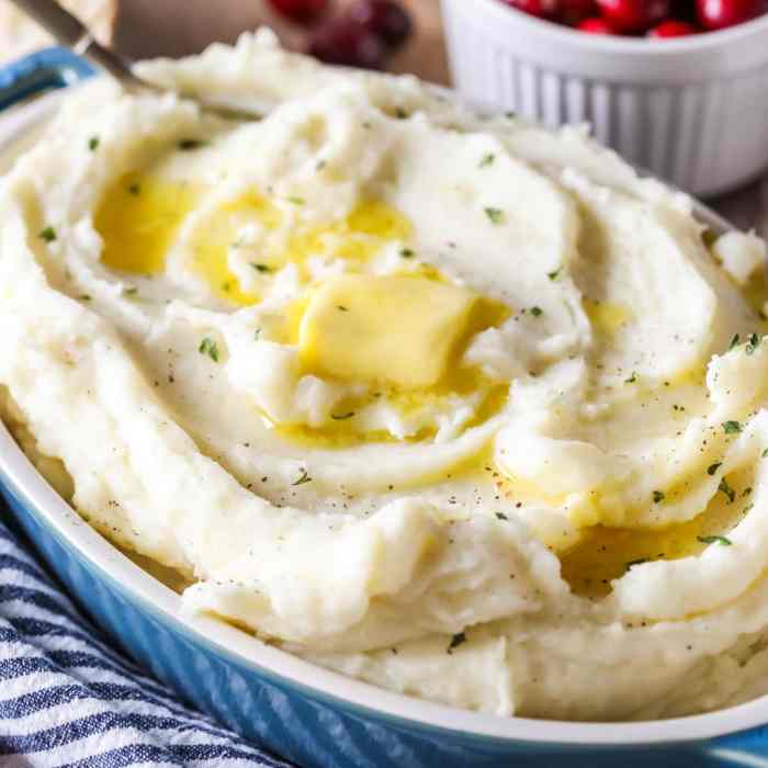 Suzys mashed red potatoes