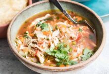 Caldo de pollo mexican chicken soup