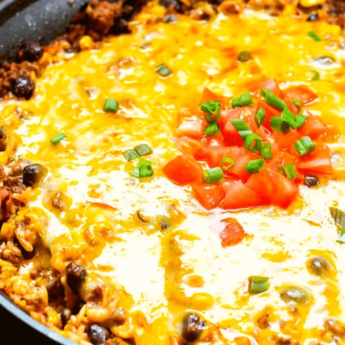 Mexican beef and rice casserole