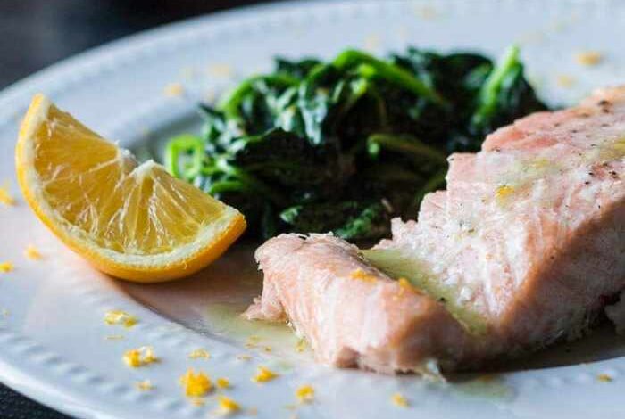 Meyer lemon cream sauce for salmon