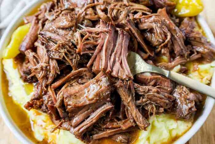 Simple beef pot roast